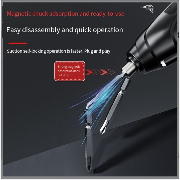 Multi-tool electric drill rechargeable screw set mini multi-function lithium Screwdriver Set Magnetic